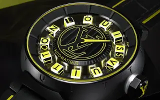 按下按把手表竟会发光 路易威登新款Tambour时光飞旋手表设计超有亮点